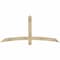 Ekena Millwork Bellingham Rough Sawn Timber Gable Bracket, Douglas Fir, 72"W x 33"H x 4"D x 4"F, 11/12 Pitch GBW072X33X0404BEL00RDF - alternate 1
